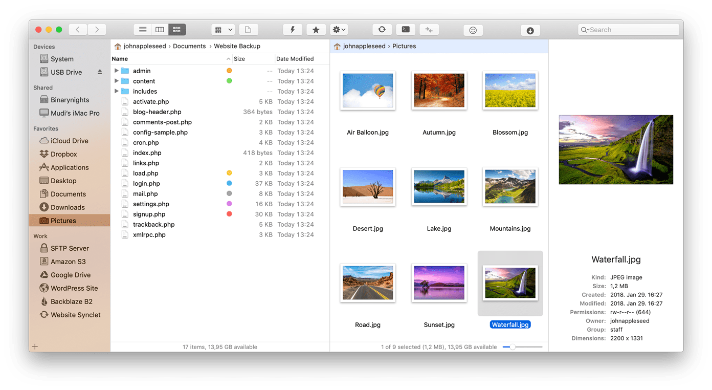 windows style file manager for mac